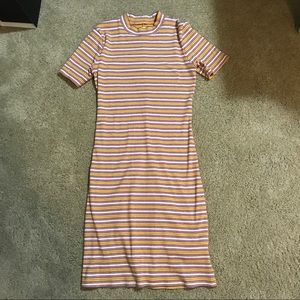 Hollister Yellow Body-con Dress